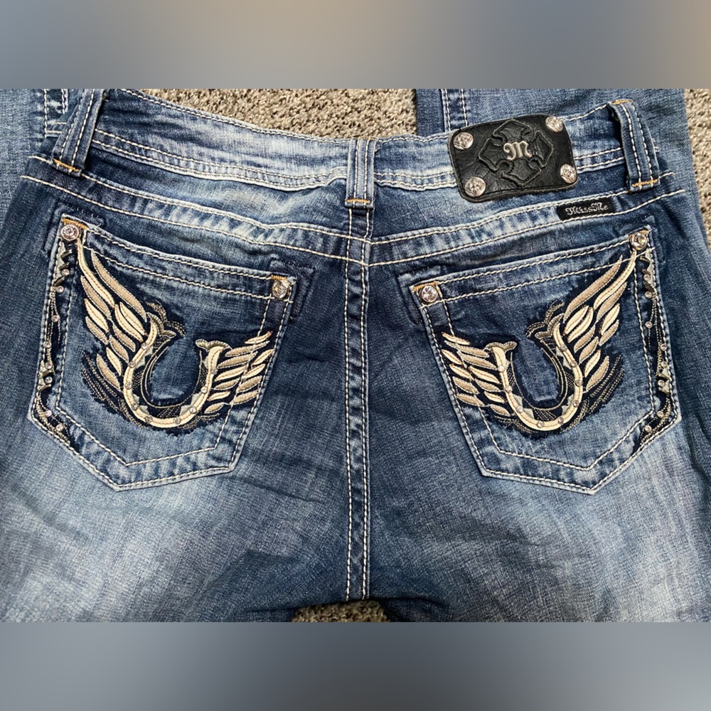 Miss Me boot cut jeans size 31 inseam 36